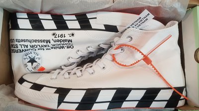 Converse x OffWhite Off-White Chuck Taylor 70 OW 2.0 斑馬 The Ten US9.5