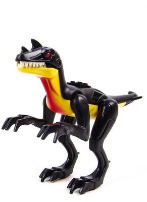 (JEFF) 二手 樂高 LEGO Raptor01 7295 7474 黑色 黃色 迅猛龍 暴龍 恐龍 絕版