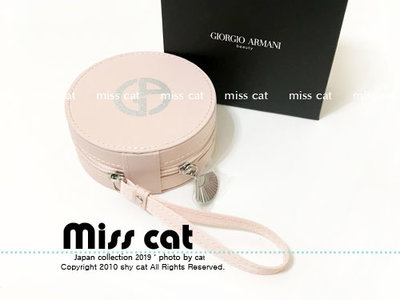 『Miss Cat 貓小姐』＊Giorgio Armani GA 氣墊造型 小巧化妝包 小零錢包 #粉色