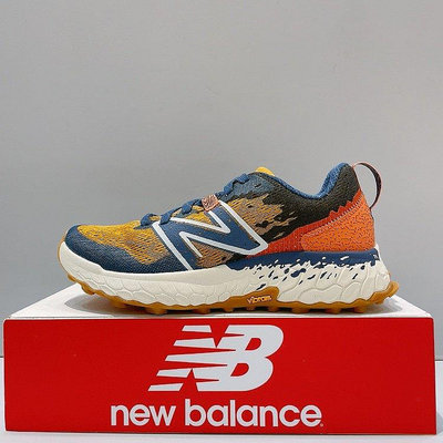 New Balance Hierro V7 女生 黃藍色 D楦 戶外 越野 運動 慢跑鞋 WTHIERG7