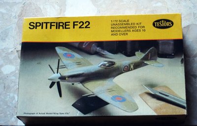 《廣寶閣》 美國TESTORS模型出品  1/72二戰英國SPITFIRE F22噴火戰鬥機 直購價