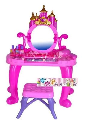 *歡樂屋*.....//二合一夢幻鋼琴城堡化妝台//.....附椅含配件