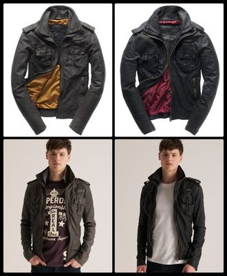 英國 極度乾燥 Superdry Ryan Leather Jacket  brad 牛皮 限量 真皮 皮衣 夾克 外套 黑 咖啡 SML 現貨