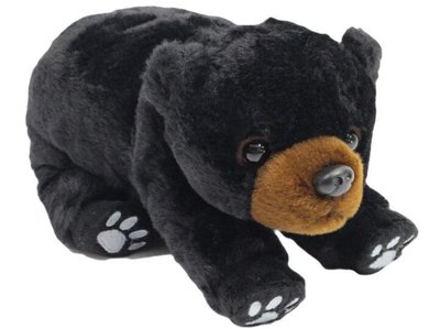 17566c 日本進口 限量品 好品質 柔順 可愛 黑熊小熊熊 動物抱枕擺件絨毛娃娃玩偶布偶送禮禮品