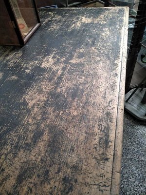古木桌 工作桌 展示桌 老原漆原件 漢體 日據 檜木