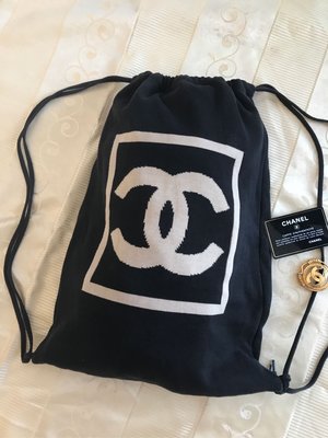 （售出）Chanel vintage sport 運動後背包/束口袋/backpack bag 潮包