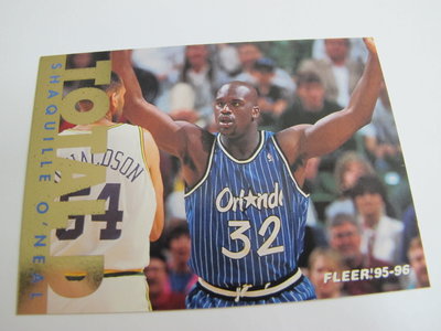 ~ Shaquille O'Neal ~ 俠客.大白鯊.歐尼爾 歐布連線 名人堂 NBA球員 1995年 特殊卡