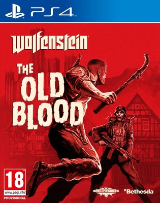 全新未拆 PS4 德軍總部：The Old Blood 舊血脈 -英文版- Wolfenstein