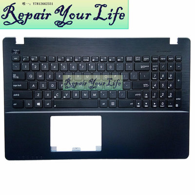 電腦零件適用ASUS華碩 X550C K550 A550C A550VB Y581C X550 W30鍵盤帶C殼筆電配件