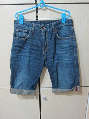 衣市藍~LEVI'S 523 牛仔短褲 (W30~L34~) (220812)