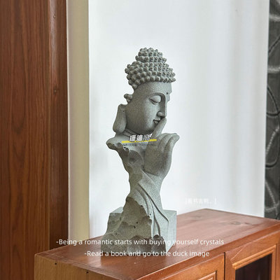 佛像「噓！ 不要說話！釋迦牟尼佛像」 創意擺件家居好物藝術裝飾禮物