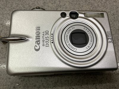 [保固一年][高雄明豐] Canon IXUS 30 CCD 數位相機 功能都正常 便宜賣 [H1506]