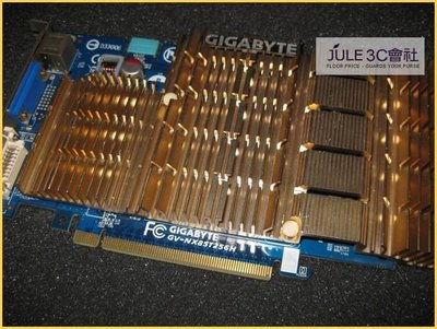 JULE 3C會社-技嘉 GV-NX85T256H 8500GT 晶片/DDR2/256M/靜音版本/PureVideo/D10/良品/PCI-E 顯示卡