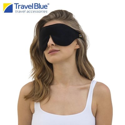 熱銷 藍旅(TravelBlue)旅行睡眠眼罩遮光輕薄透氣男女柔軟護眼罩