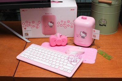 ♥小公主日本精品♥HelloKitty宏碁acer迷你電腦 RevoOneRL85粉色家用型桌機絕版品現貨