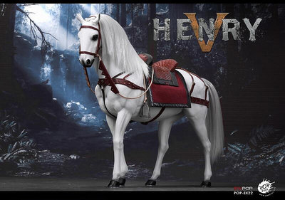 眾誠優品 正版模型【免運】POPTOYS EX22 16 英格蘭國王亨利五世戰馬 不含人偶MX2124