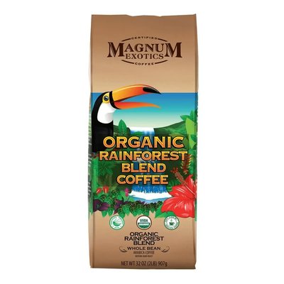 Magnum 熱帶雨林有機咖啡豆 907公克  #676047 【客食叩好市多代購】