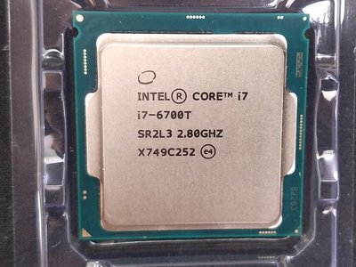 【含稅】Intel Core i7-6700T 2.8G Turbo 3.6G 1151 4C8T 正式CPU 一年保