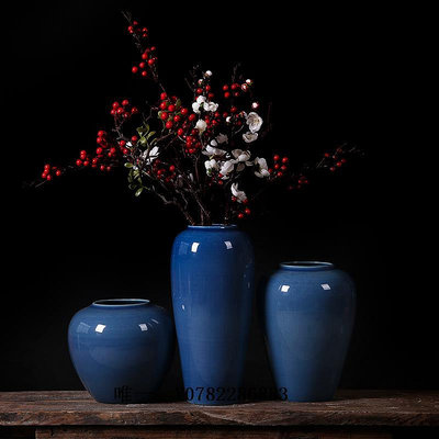 陶瓷花瓶現代簡約景德鎮陶瓷花瓶擺件樣板房餐桌電視柜客廳水養插花裝飾品瓷器花瓶