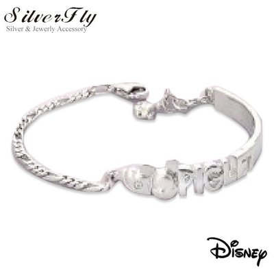 《 SilverFly銀火蟲銀飾 》Disney迪士尼-SB812-維尼所屬銀墜飾手環