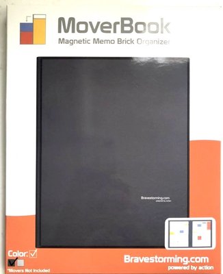 Bravestorming MoverBook 便利貼磁石磚整合本子(1本)+ Thinker Board(1塊)