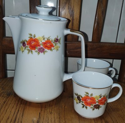 早期 國際磁器 茶壺/酒壺/咖啡壺。。產量稀少~市面少見