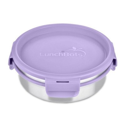 【可美】預購~美國LunchBots正品《食品級不鏽鋼圓形餐盒／防漏設計／三種尺寸》3cups／750ml