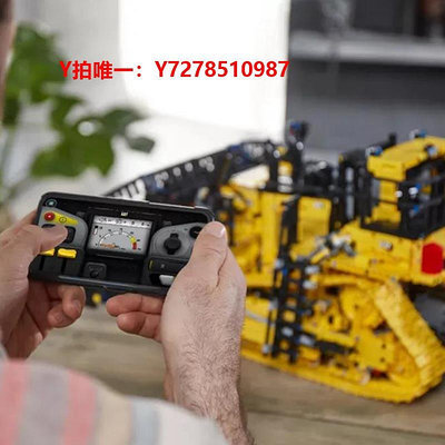 樂高LEGO樂高42131卡特彼勒D11推土機 遙控車 機械組拼插積木玩具