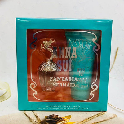 Anna Sui 安娜蘇 童話美人魚禮盒（香水5ml+身體乳30ml)