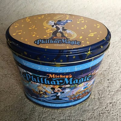 Disney land迪士尼樂園米奇幻想曲巧克力餅乾鐵盒鐵罐 米老鼠唐老鴨美女與野獸盧米亞阿拉丁茉莉公主