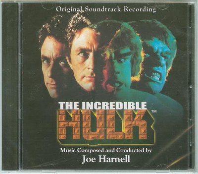 "無敵浩克-TV原聲帶 Incredible Hulk"- Joe Harnell,全新美版,I-14