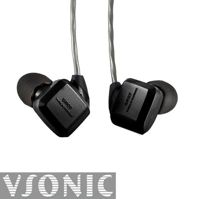 ─ 立聲音響 ─ 加贈收納盒 Vsonic VSONIC GR07X 旗艦 平衡式 耳道式耳機 沉穩黑