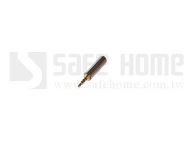 【Safehome】轉接頭3.5mm母轉 2.5mm公雙頭鍍金 CA2601