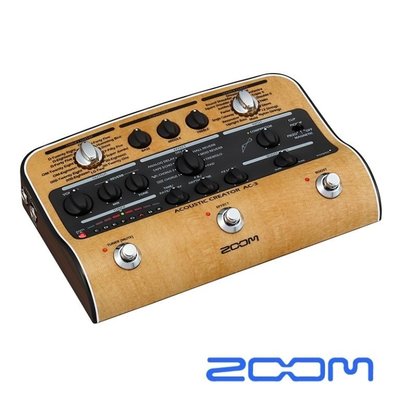 ZOOM AC-3 木吉他效果器【立派樂器】