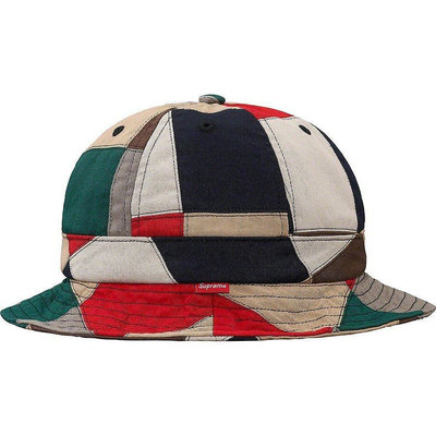 【潤資精品店】2019SS Supreme Patchwork Bell Hat 漁夫帽 兩色 開季商品 現貨