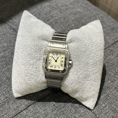 ⭐️ 香榭屋精品店 ⭐️ Cartier Santos 23mm 卡地亞不鏽鋼石英錶 腕錶 (XC1152)