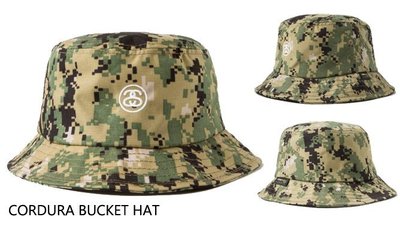 【超搶手】全新正品 2015 秋季 STUSSY CORDURA BUCKET HAT 專利布料 漁夫帽 數位迷彩