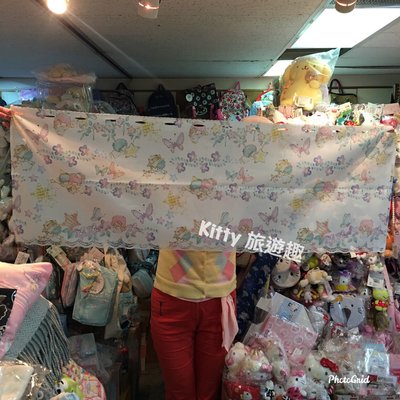 [Kitty 旅遊趣] Kikilala 日本製 門簾 窗簾 雙子星 透氣 橫式窗簾