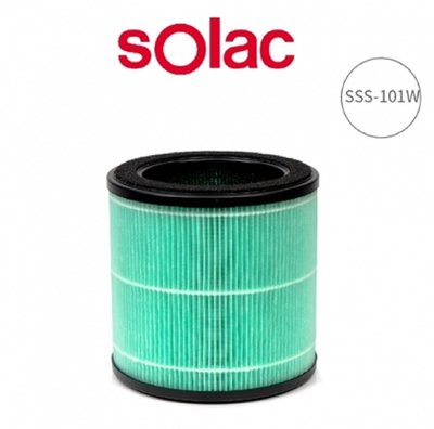 【sOlac 】UV抗菌負離子空氣清淨機HEPA濾網 SL-101HEPA