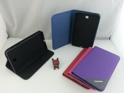 《磨砂無扣側掀翻原裝正品》三星Samsung Galaxy Tab 4 7.0 平板套皮套書本套保護殼保護套 內軟殼軟套