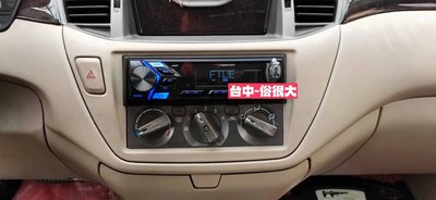 俗很大~日本中道 Nakamichi NQ711B 藍芽音響主機USB/AM/FM/三菱GLOBAL LANCER實裝車