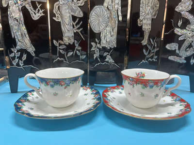 日本瓷器 Kenzo高田賢三 薔薇花咖啡杯套裝尺寸如圖 價格