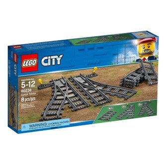 LEGO 樂高積木 60238 城市 City 系列 - 切換式軌道【小瓶子的雜貨小舖】
