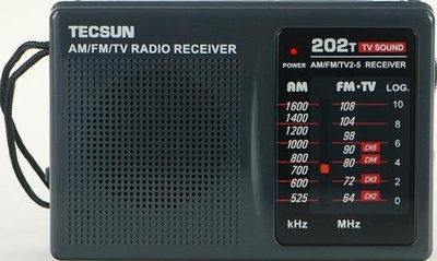 【現貨精選】Tecsun/德生 R-202T收音機迷你便攜四六級考試老年人學生校園廣播