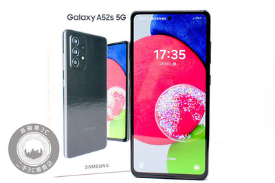 【台南橙市3C】Samsung Galaxy  A52S 5G 8 + 256G A528B 黑 二手手機 #86479