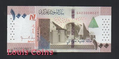 【Louis Coins】B418-SUDAN--2019蘇丹紙幣100 Sudanese Pounds