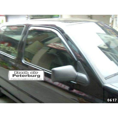 比德堡崁入式晴雨窗【嵌入式-標準款】 福斯VW GOLF 3 5D / VENTO 共用 1992-1997年專用