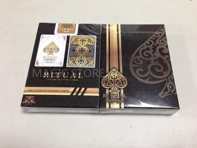[808 MAGIC]魔術道具 Gold Ritual Playing Cards