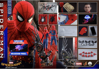Hot Toys – QS015B《蜘蛛人：返校日》蜘蛛人 (豪華版) Spider-Man (Deluxe Version) 1/4 比例人偶-會場限定版