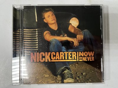 昀嫣音樂(CD86)  NICK CARTER NOW OR NEVER 2002年 有磨損微細紋 保存如圖 售出不退